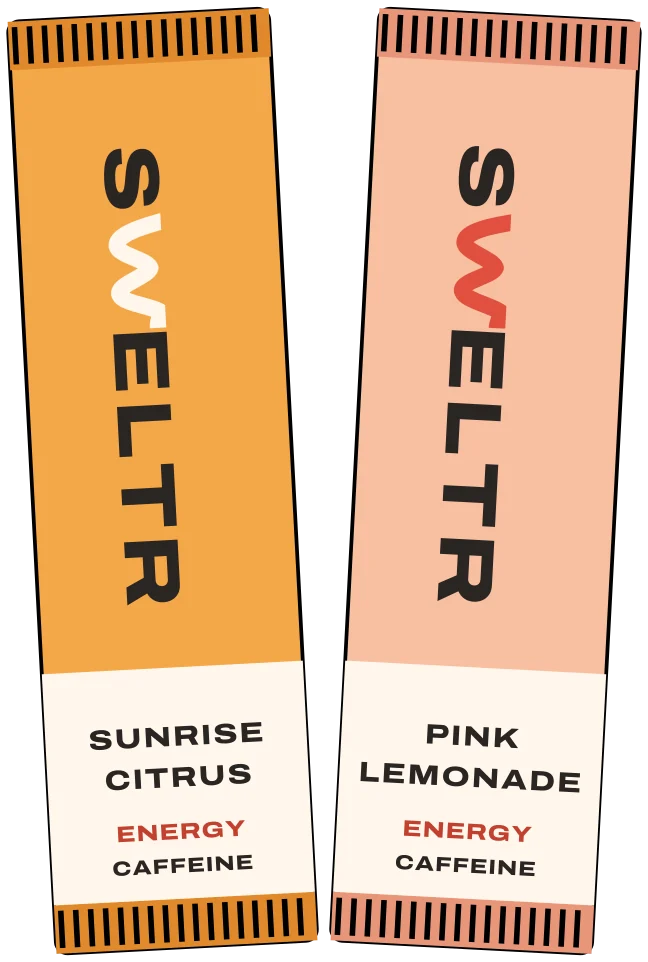 SWELTR Energy sticks in working-name flavors