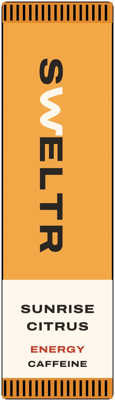 SWELTR Energy Sunrise Citrus stick mockup